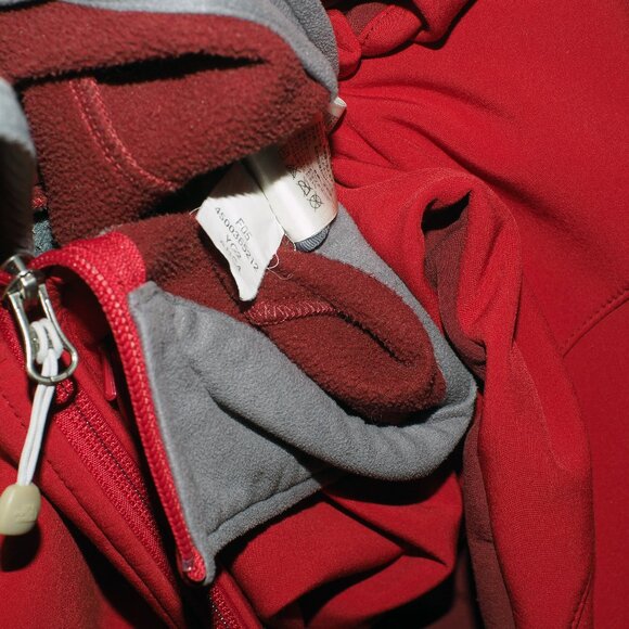 intage The North Face Apex Soft Shell Jacket Windbreaker Women's Medium Red - Picture 7 of 7